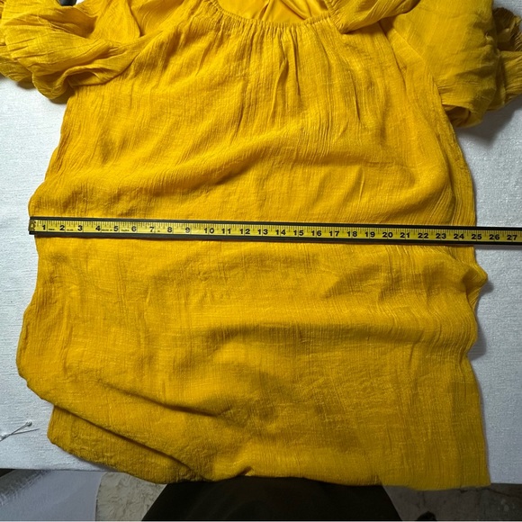 Indigo Rose Women's Midi Dress Mustard Lining Size-3X - Picture 13 of 15